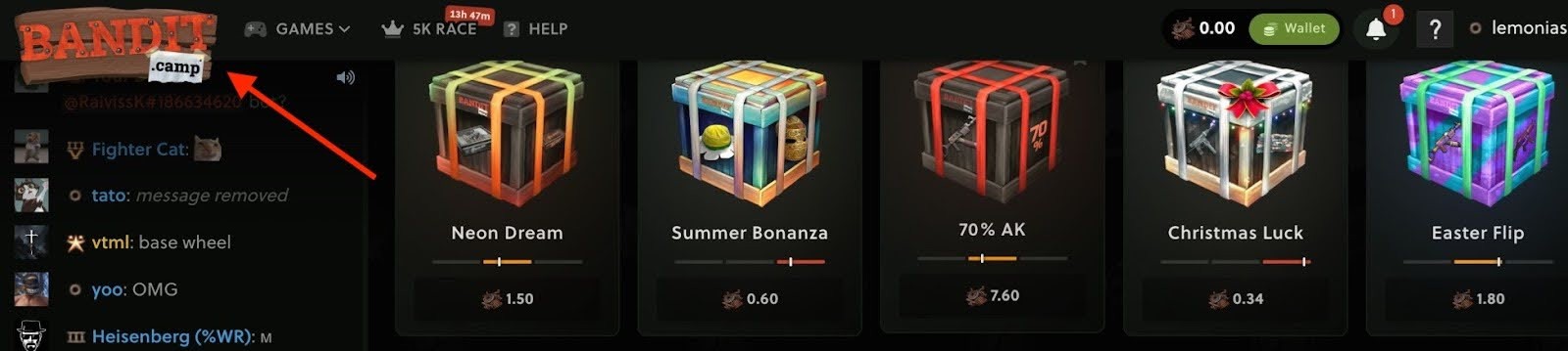 Rust gambling site