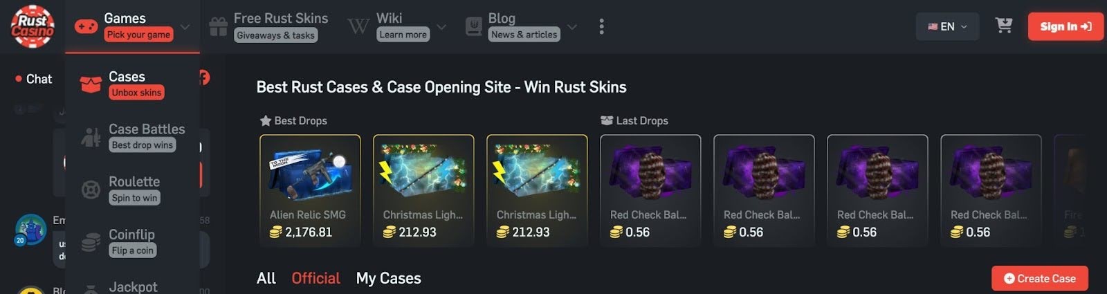 RUSTCasino site