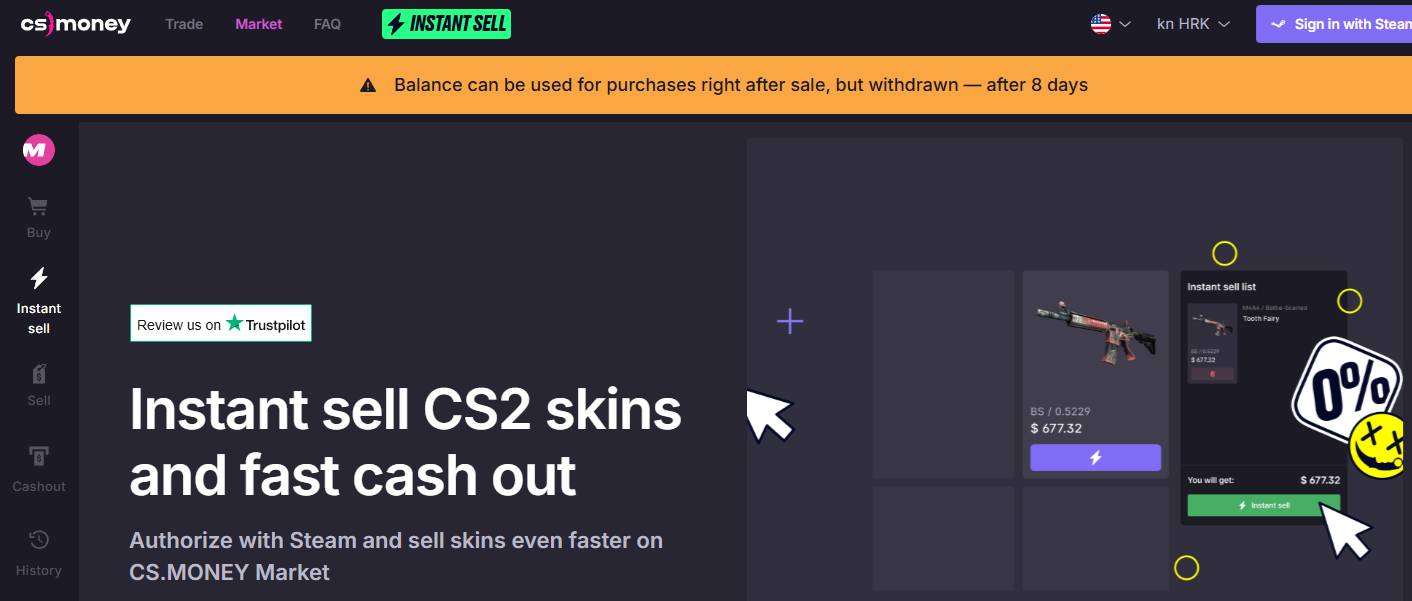 CS.Money site