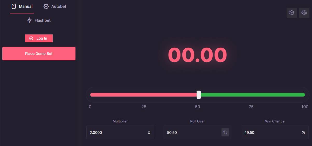 500.Casino bitcoin dice site