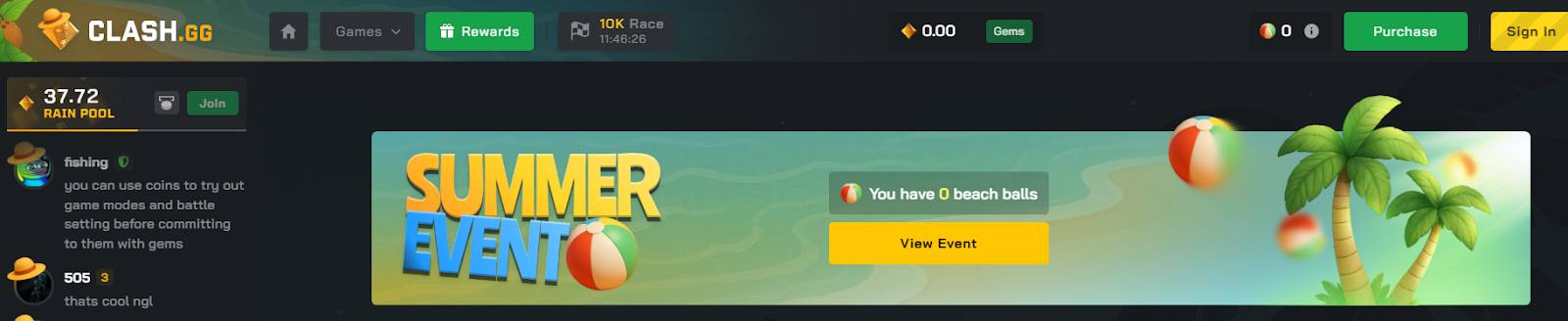 Clash.GG gambling site