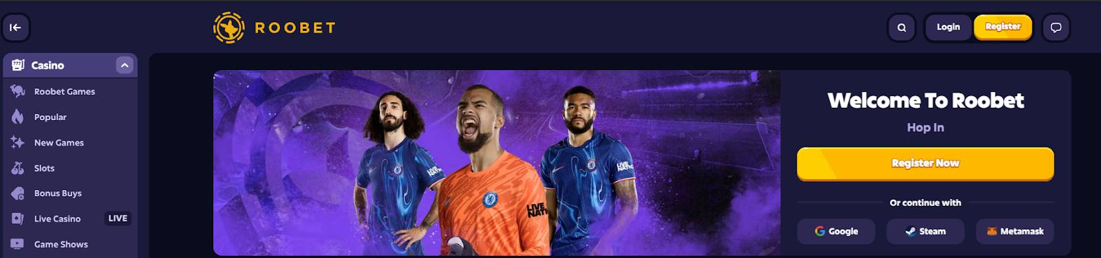 Roobet gambling site