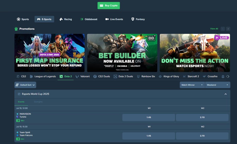 Duelbits Dota 2 Gambling Sites