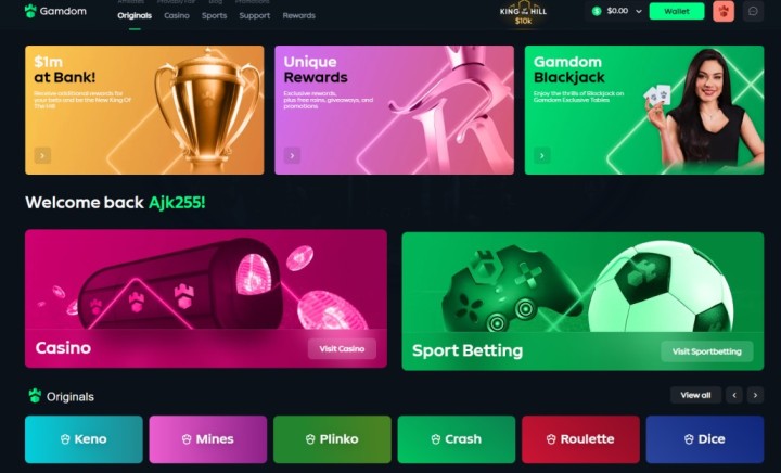 Gamdom Best Bitcoin Sites
