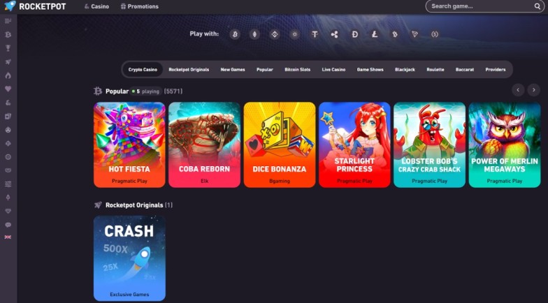 Rocketpot.io Best Bitcoin Sites