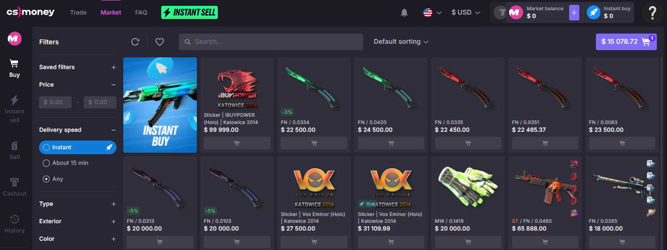 CS.Money CS2 trading