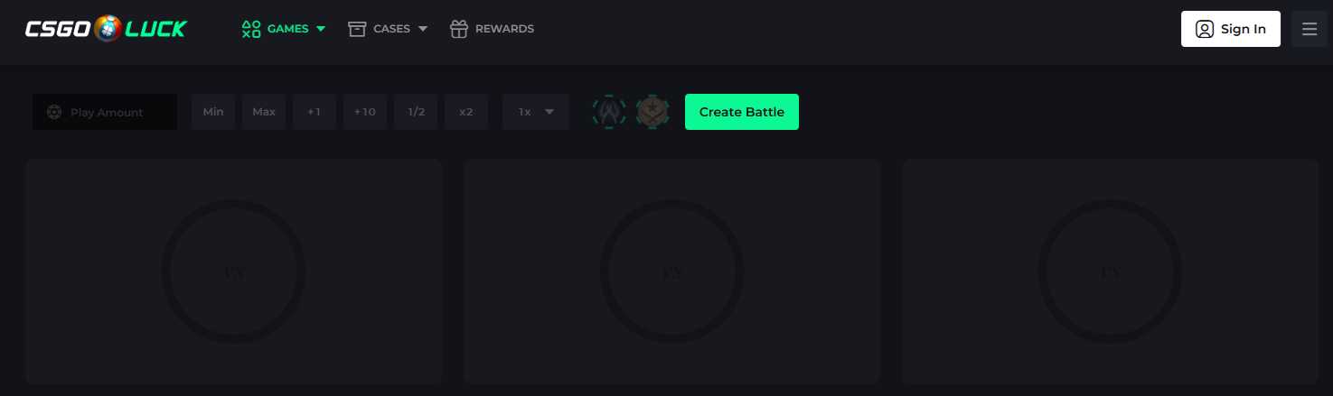 CSGOLuck coinflip