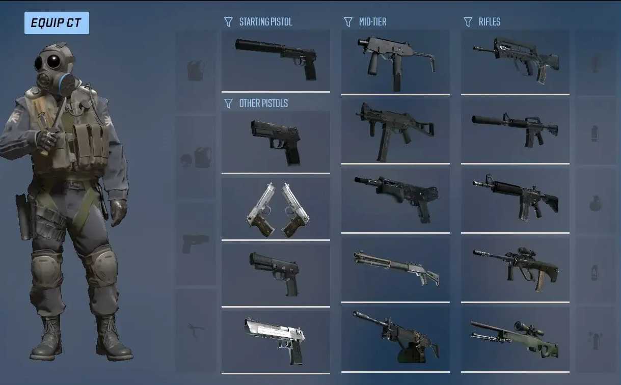 Weapon Categories