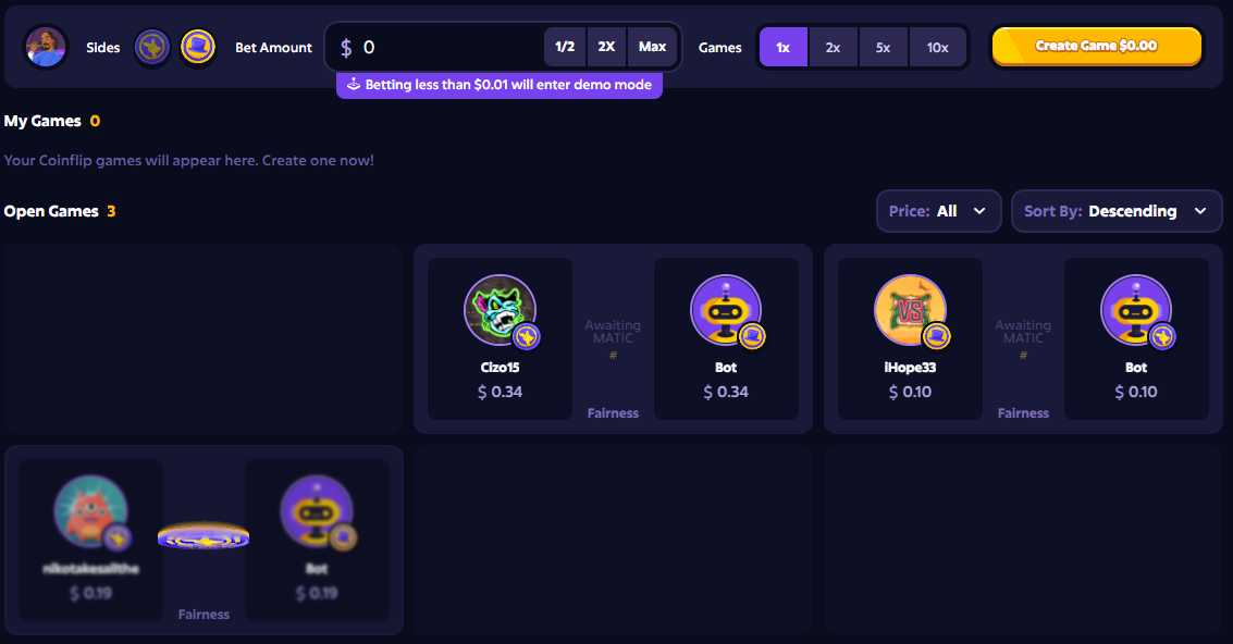 Roobet coinflip