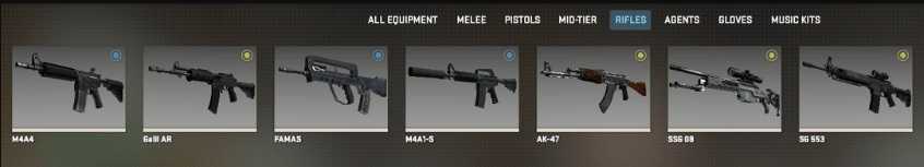 Weapon Selection