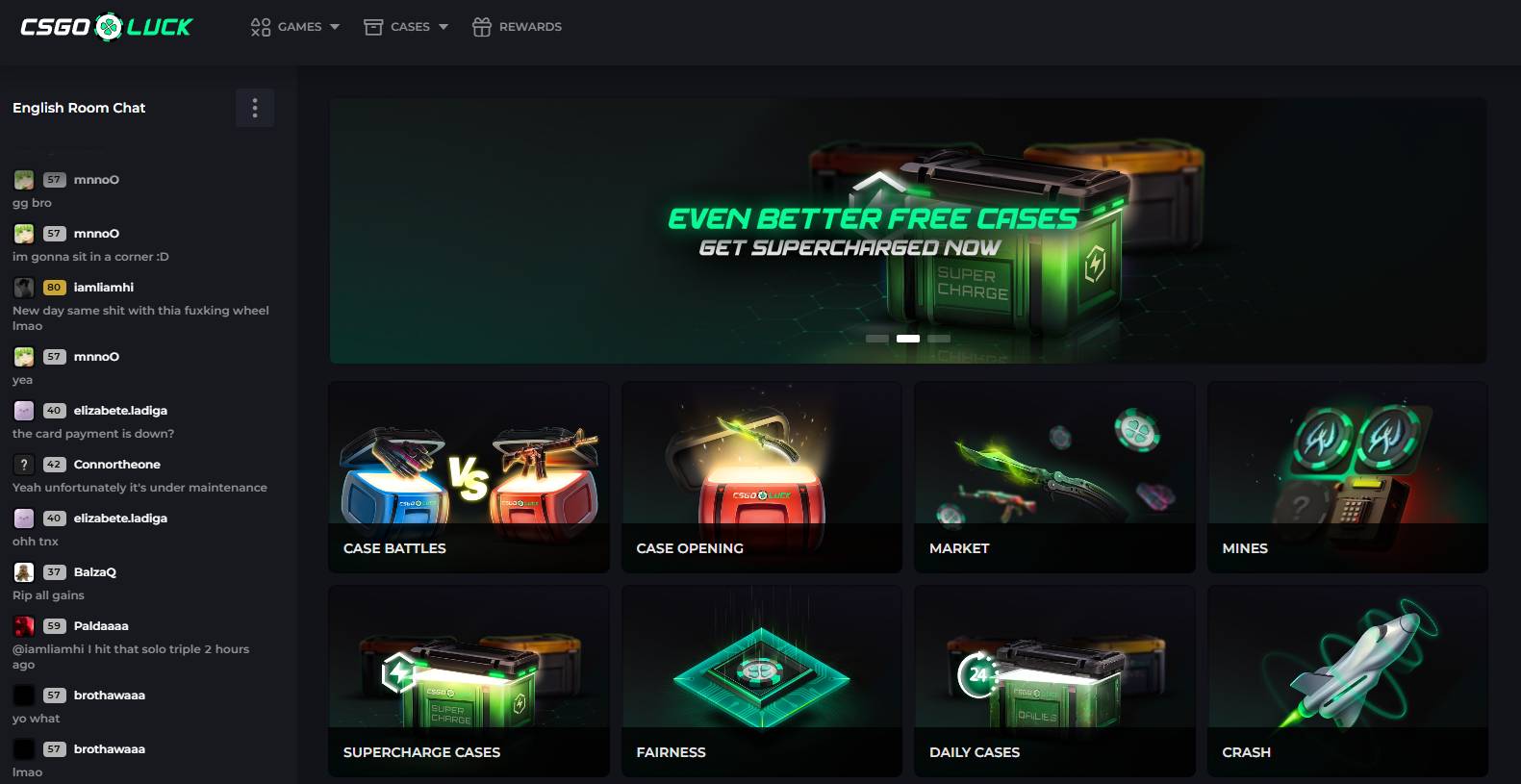 CSGOLuck jackpot site