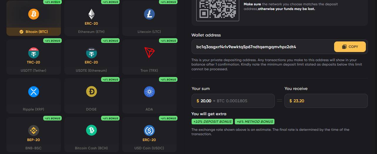 Extra Deposit Rewards