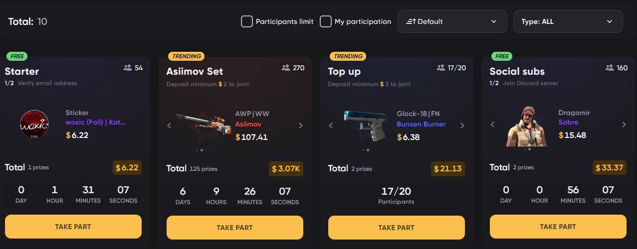 Extra Deposit Rewards bountystars