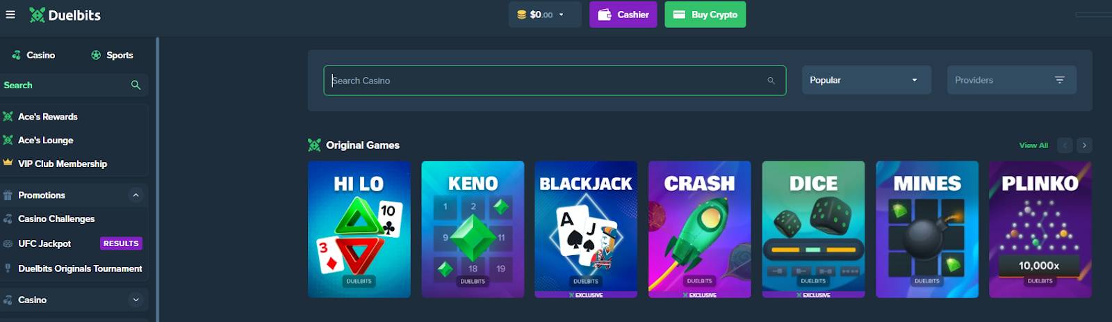 duelbits jackpot site