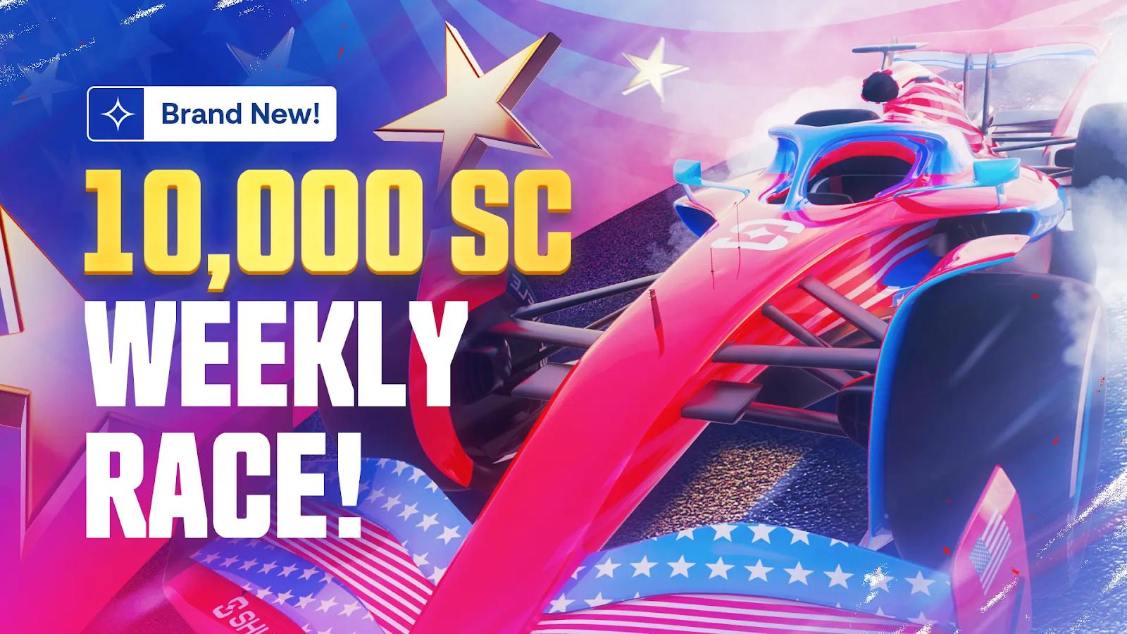 10,000 Shuffle Cash Weekly Race