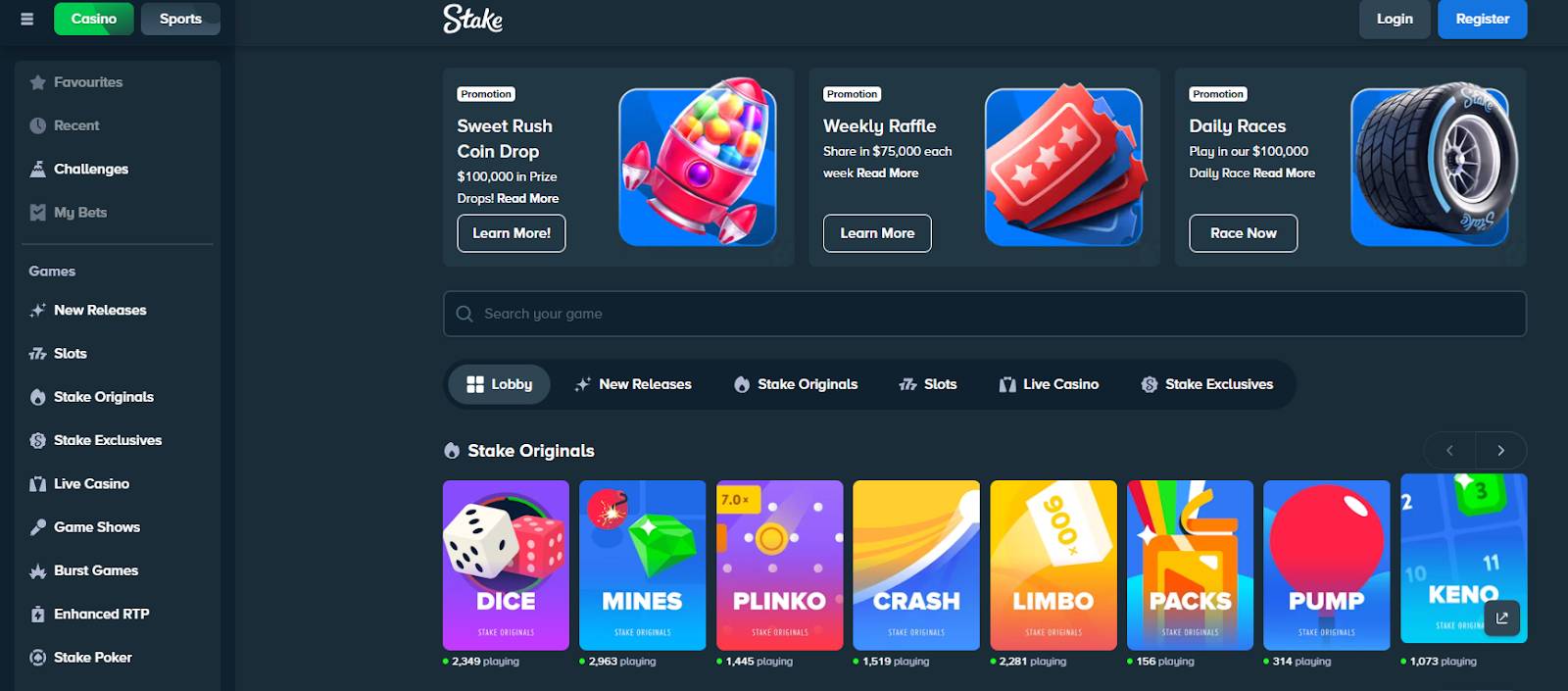 stake.com jackpot site