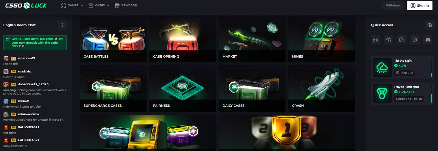 csgoluck cs2 upgrade