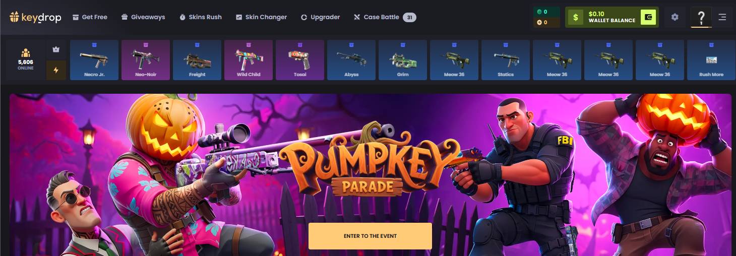 keydrop mystery box site