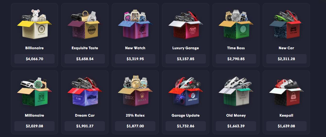 upgrader mystery box