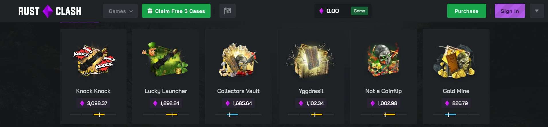 rustclash case opening