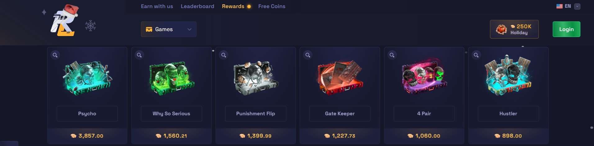 rustyloot case opening