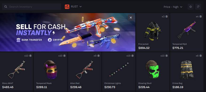 Trade Rust Skins