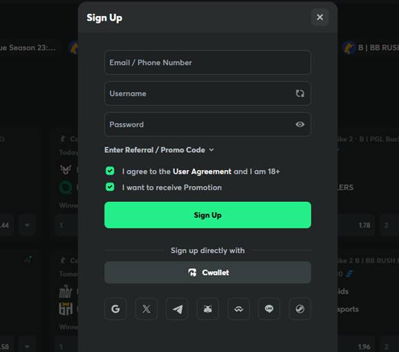 your BC.Game account