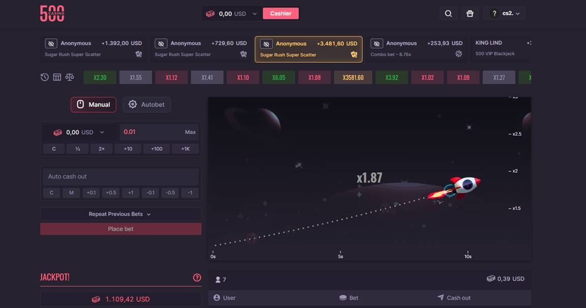 CSGO500 rust crash site