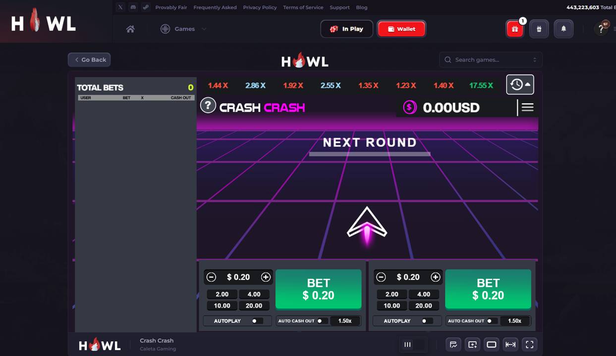 Howl.gg rust crash sites