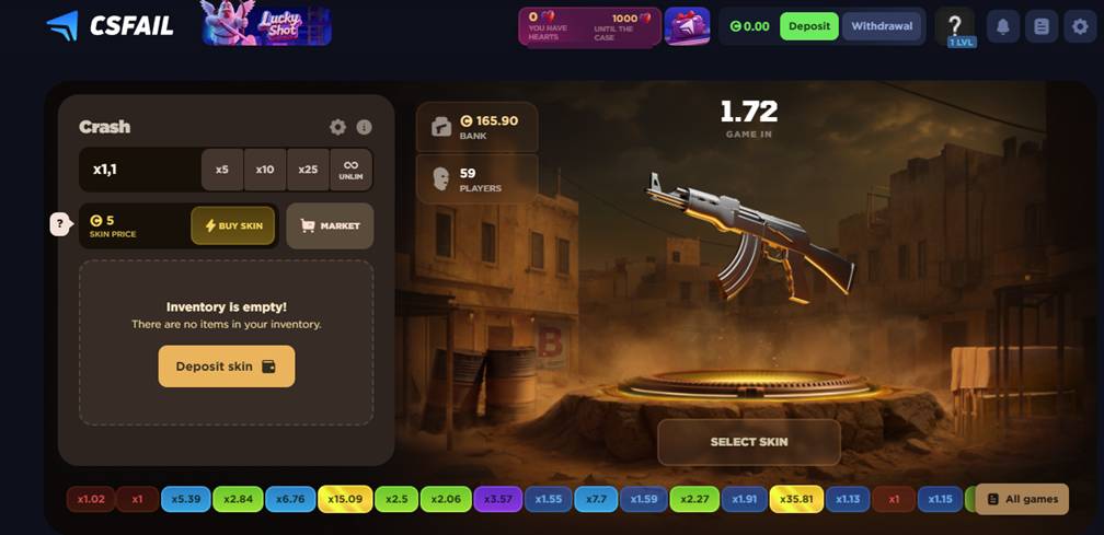 CS.Fail rust crash site