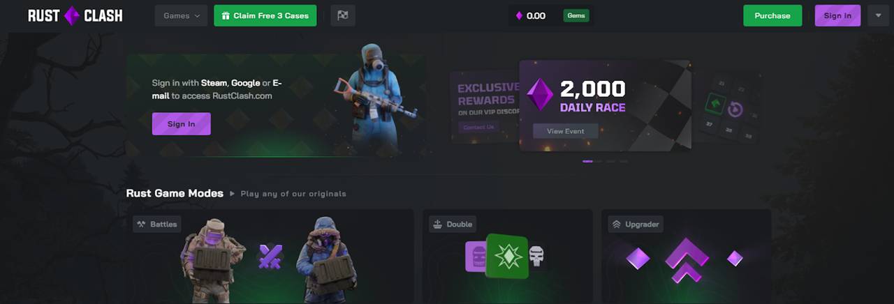 RustClash rust jackpot site