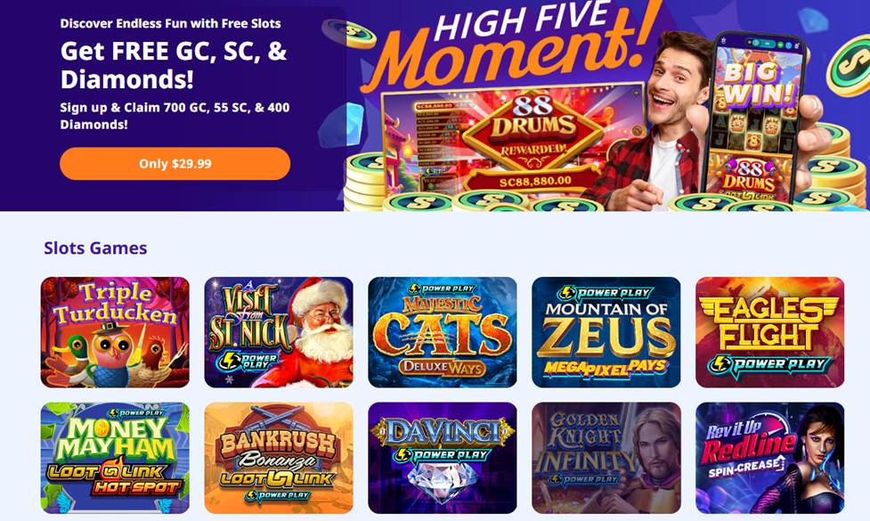 High 5 Casino site