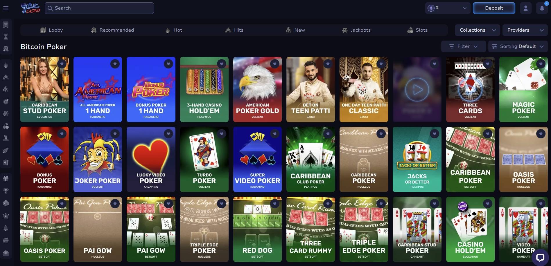 7BitCasino - Ethereum Poker