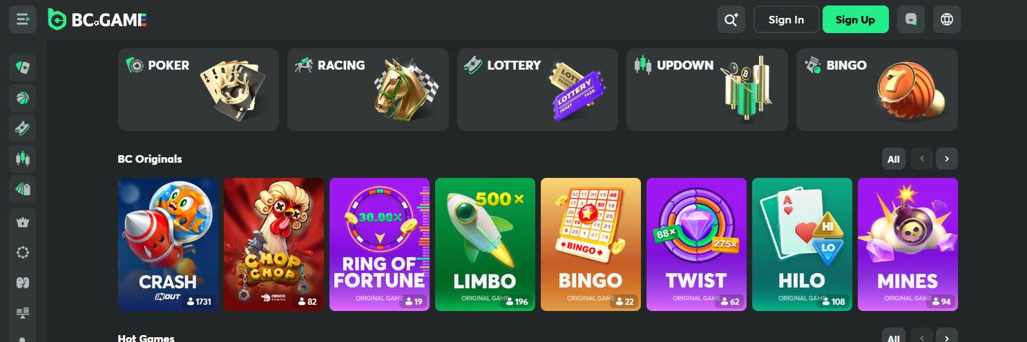 BC.Game - Mobile PUBG Betting