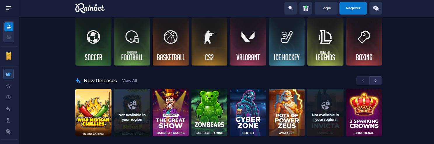 Rainbet - Live PUBG Betting