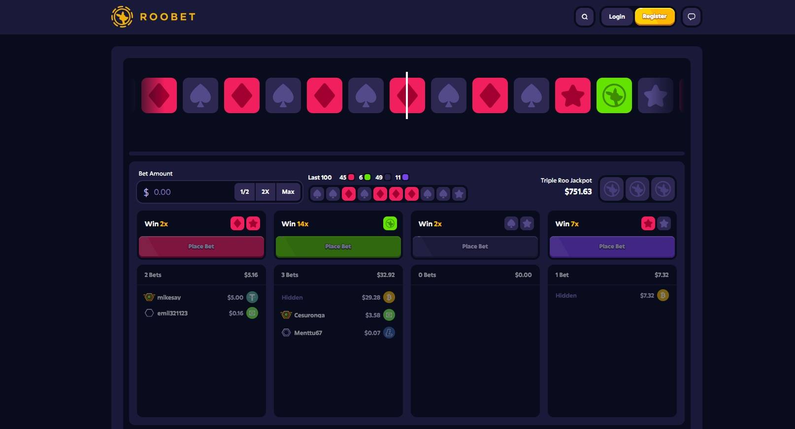 Roobet - Ethereum Roulette Casino