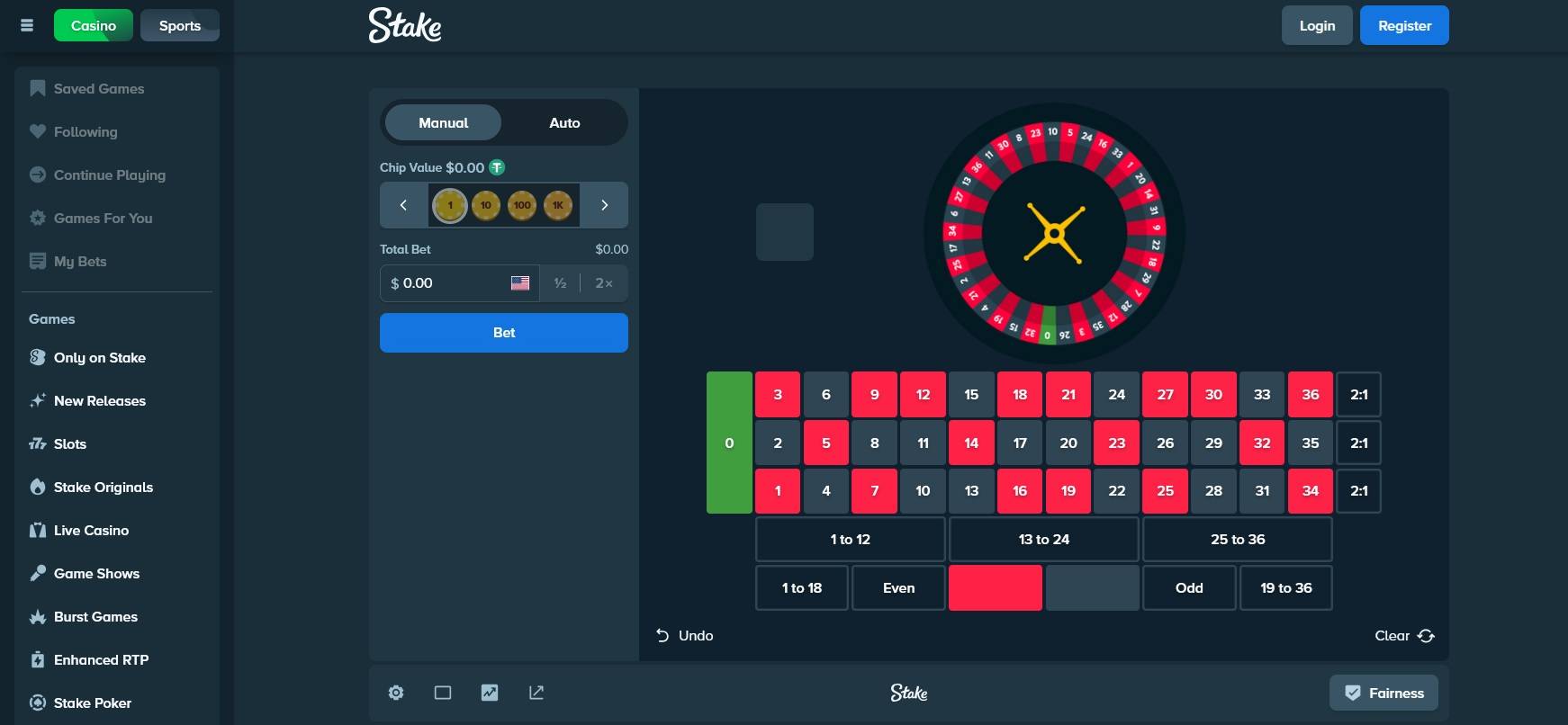 Stake.com - Popular Ethereum Roulette Casino