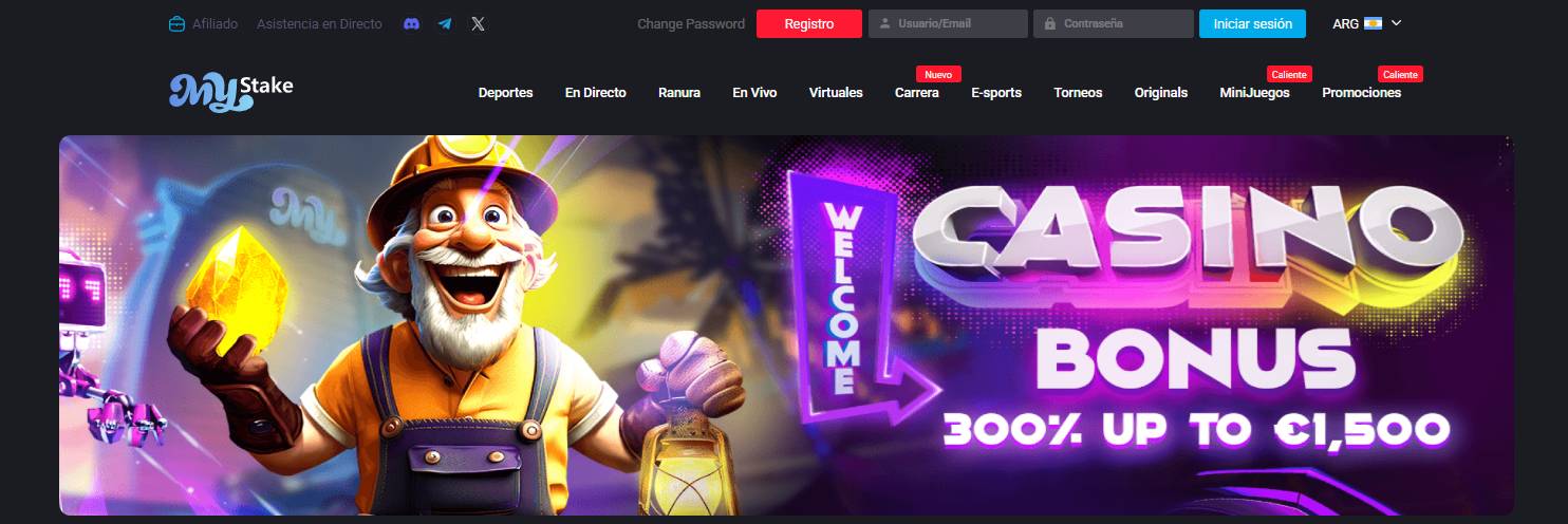 MyStake casino site