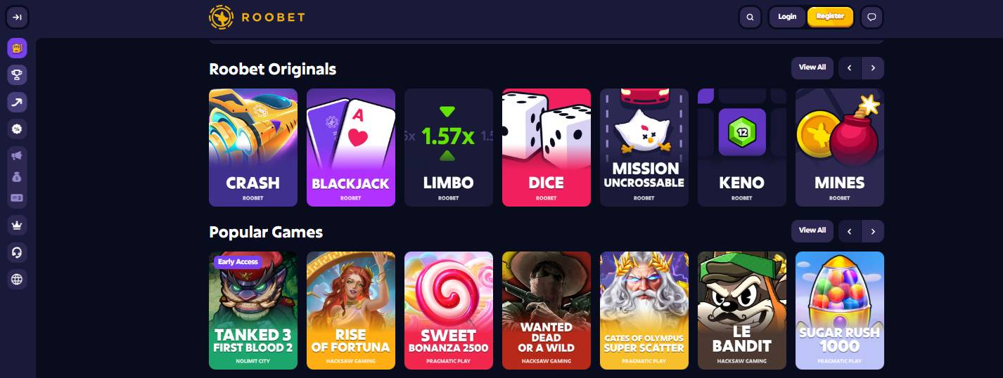 Roobet - Crypto Casino