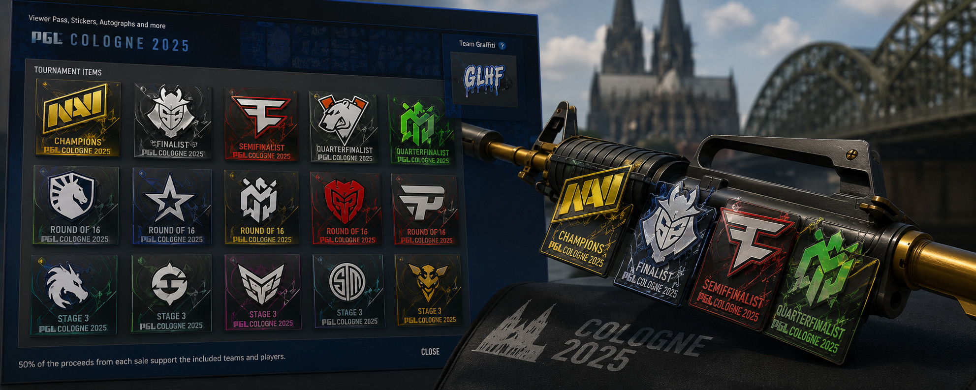 Valve released a new collection of Cologne Major stickers