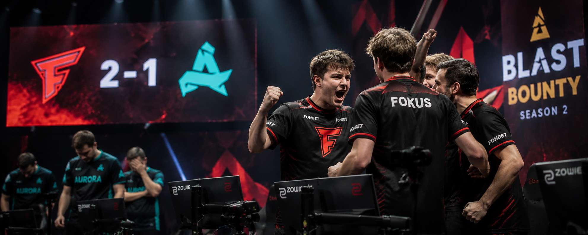 FOKUS eliminated Aurora