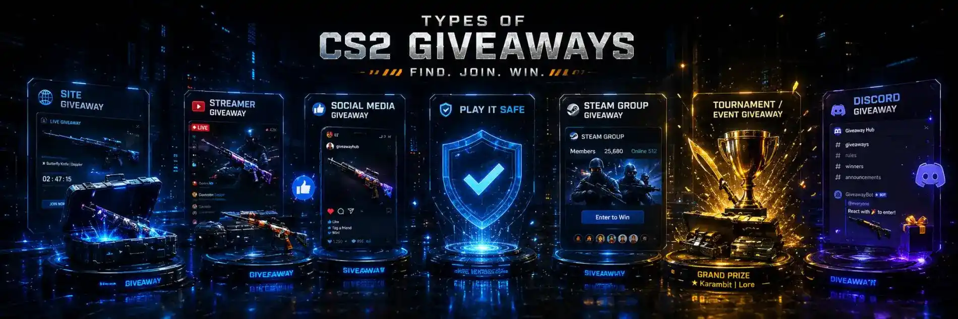Types of CS2 Giveaways