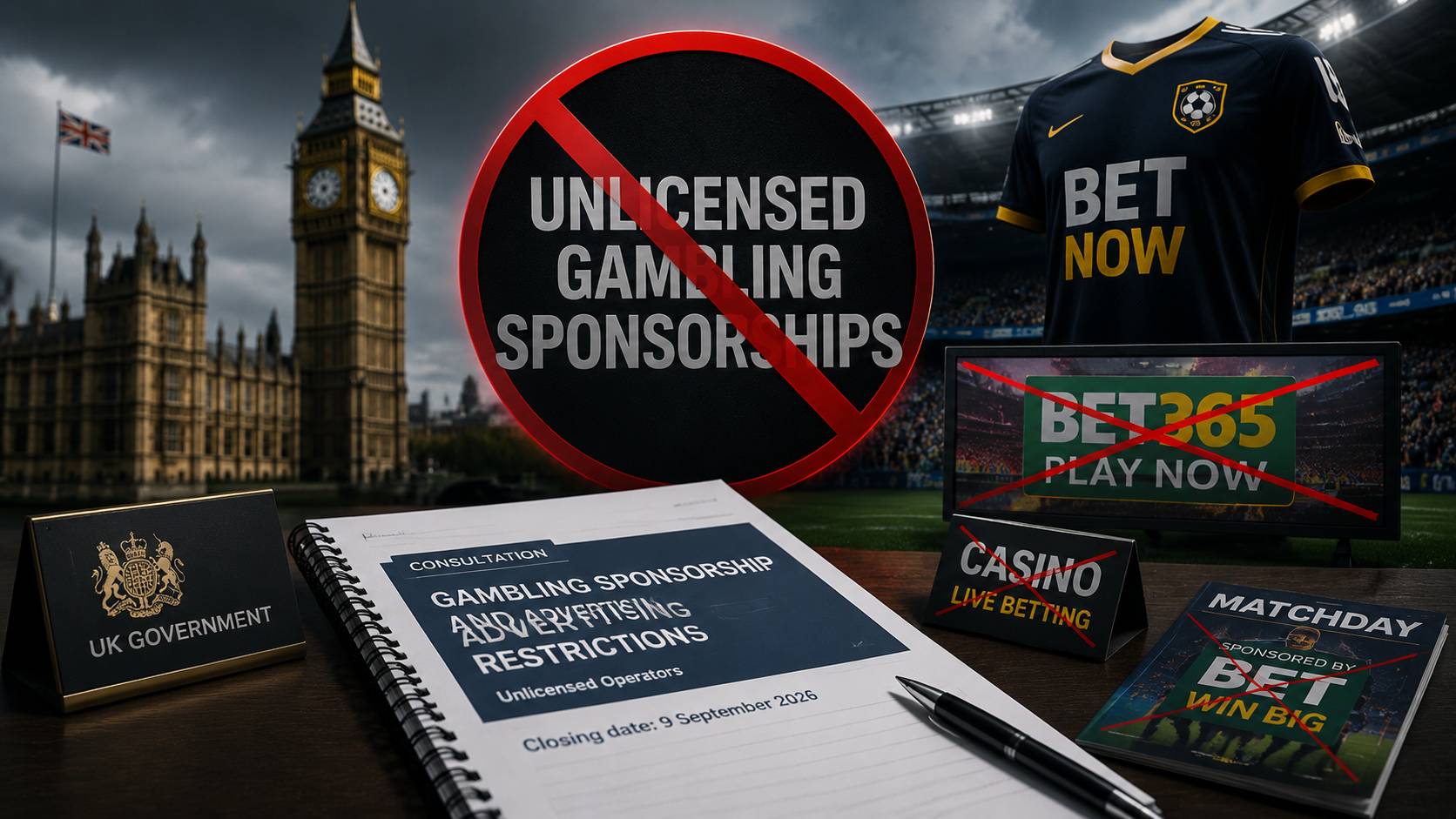 uk targets unlicensed gambling sponsorships