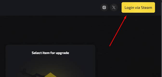 Create or log in to your account