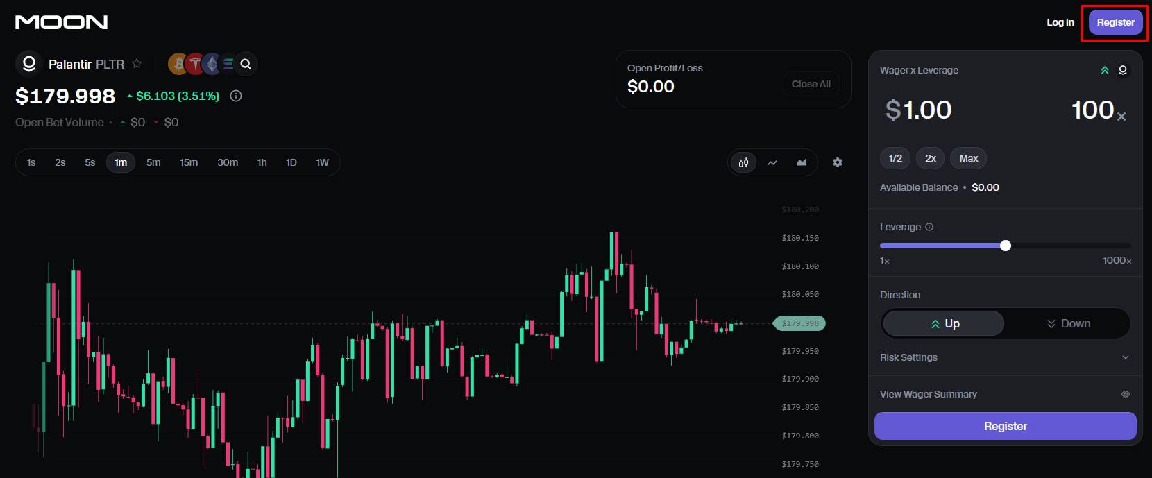 Open Moon Through the HELLAGOOD Referral Link