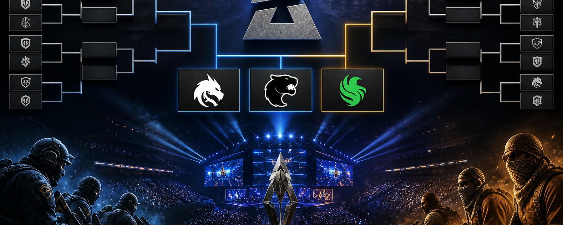 BLAST Open Porto opened with 16 teams split across two double-elimination groups