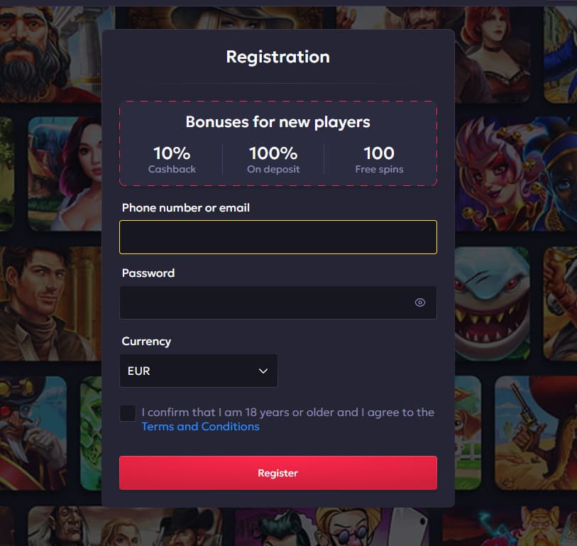 Open the Vavada Registration Link